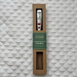 Williams Sonoma Outdoor Kitchen Thermometer Fork Digital Display Grill Dad Gift